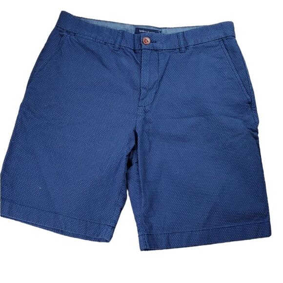 Tommy Hilfiger Blue Shorts with White Dots - Picture 1 of 5